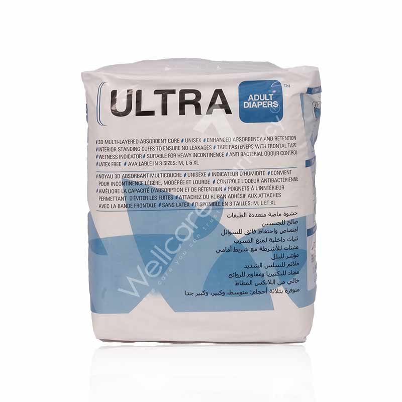 Ultra Adult Diapers Large 112-155cm 10'S - Image 3
