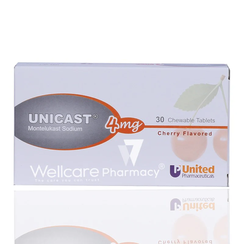 Unicast 4mg Chewable Tablets 30'S