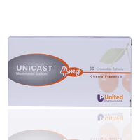 Unicast 4mg Chewable Tablets 30'S - Image 2
