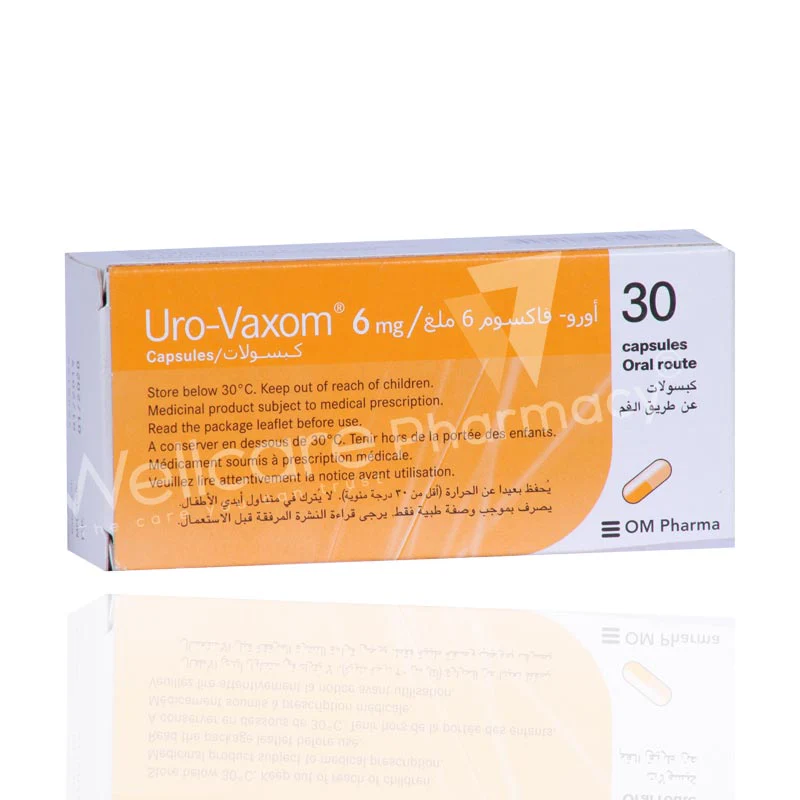 Uro-Vaxom 6mg Capsules 30'S - Image 3