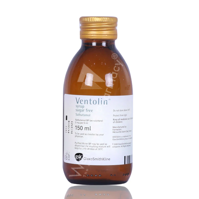 Ventolin 2mg/5ml Syrup 150ml - Image 3