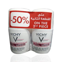 Vichy Deo Roll On Anti-Perspirant Beauty 48h 50ml 2pcs - Image 2