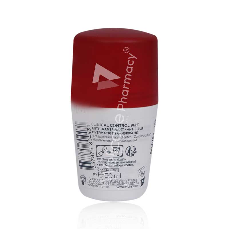 Vichy Deo Roll On Clinical Control 96h Women 50ml
