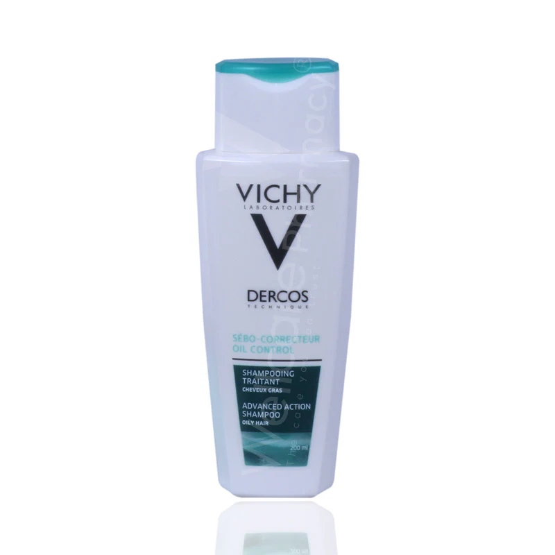 Vichy Derc.Sebo Cor/Sha Oily Scalp&Hair 200ml - Image 3
