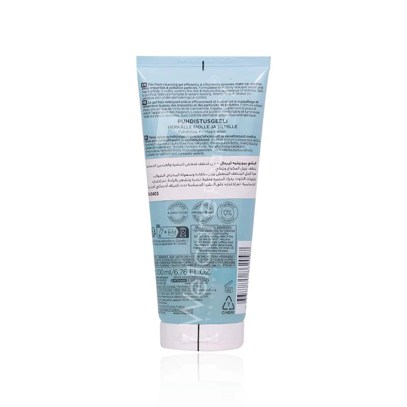 Vichy Purete Thermale Fresh Vitamin B3 Cleansing Gel 200ml - Image 3