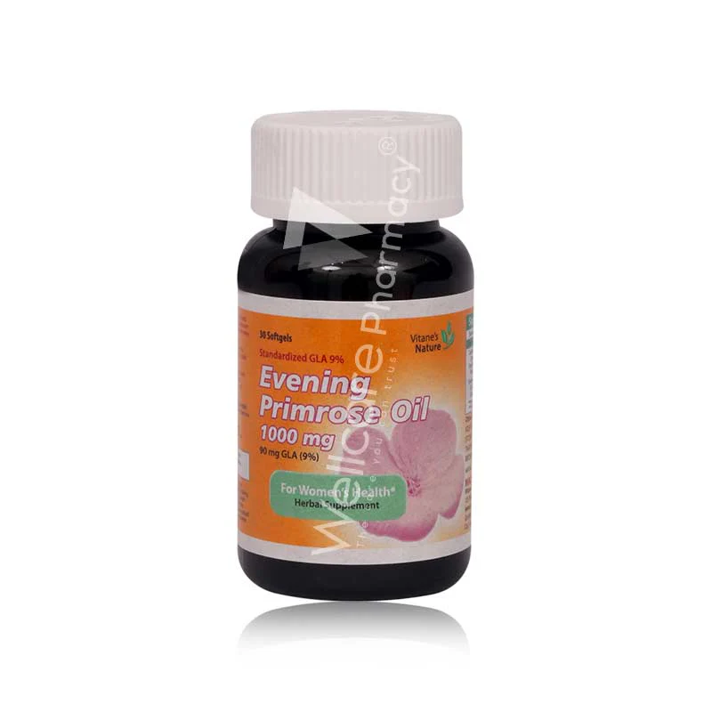 Vitane Evening Primrose Oil 1000mg Cap 30'S