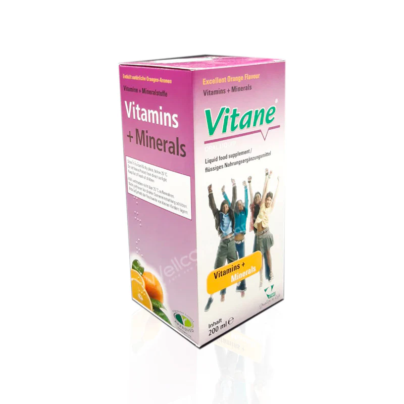 Vitane Vitamins & Minerals Oral Liquid 200ml - Image 3
