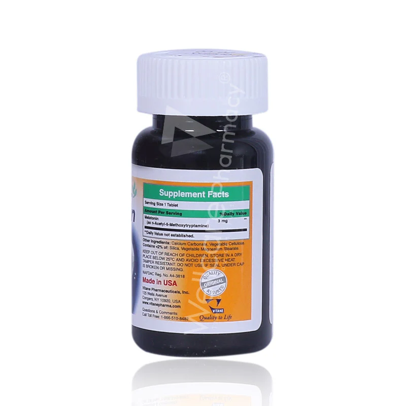 Vitane'S Nature Melatonin 3mg Tablets 30'S - Image 3