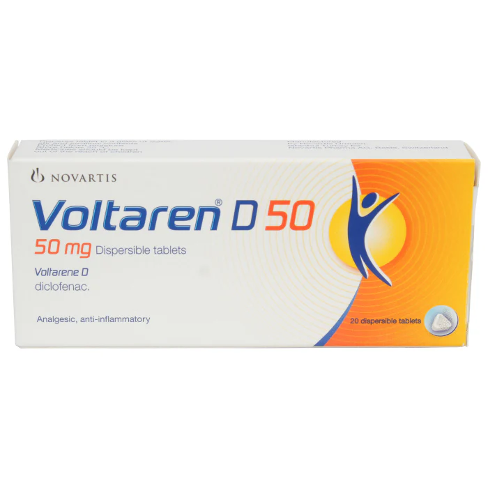 Voltaren D 50mg Tablets 20'S