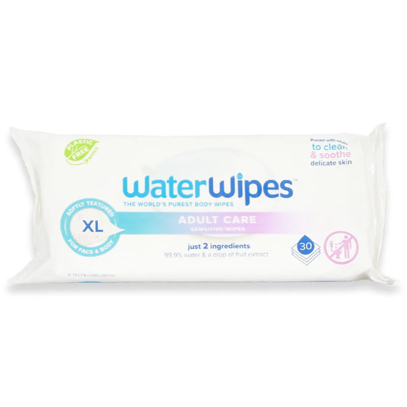 Waterwipes Adult Care Xl 30'S