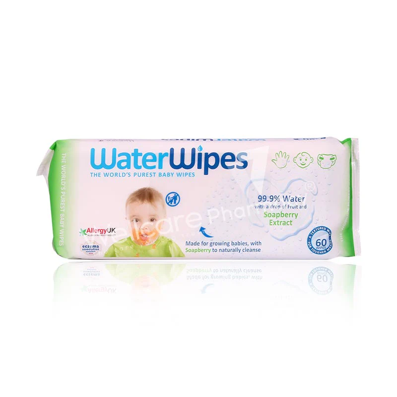 Waterwipes Soapberry Extract 60'S - Image 3