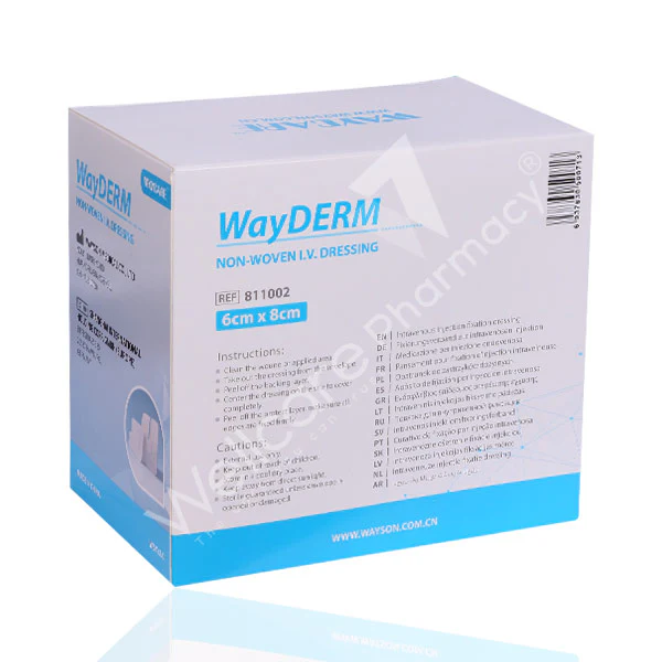 Waycare Iv Dressing Plaster 6x8 Cm 100'S - Image 3