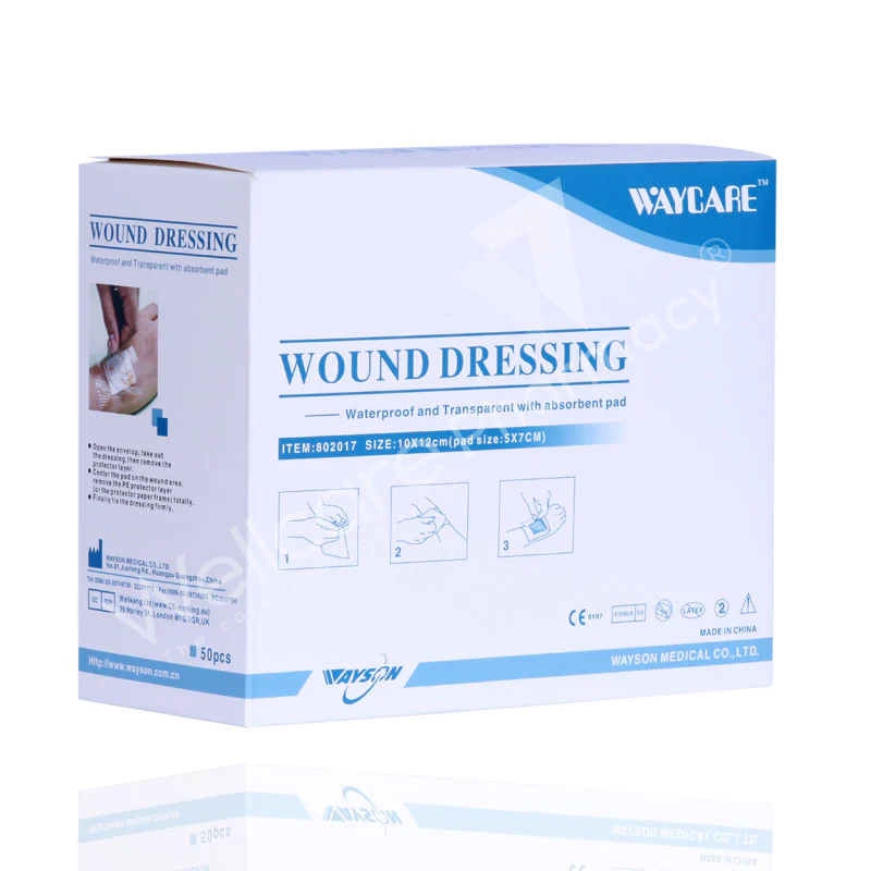 Waycare Waterproof Transparent Plaster 5x7cm 100'S - Image 3