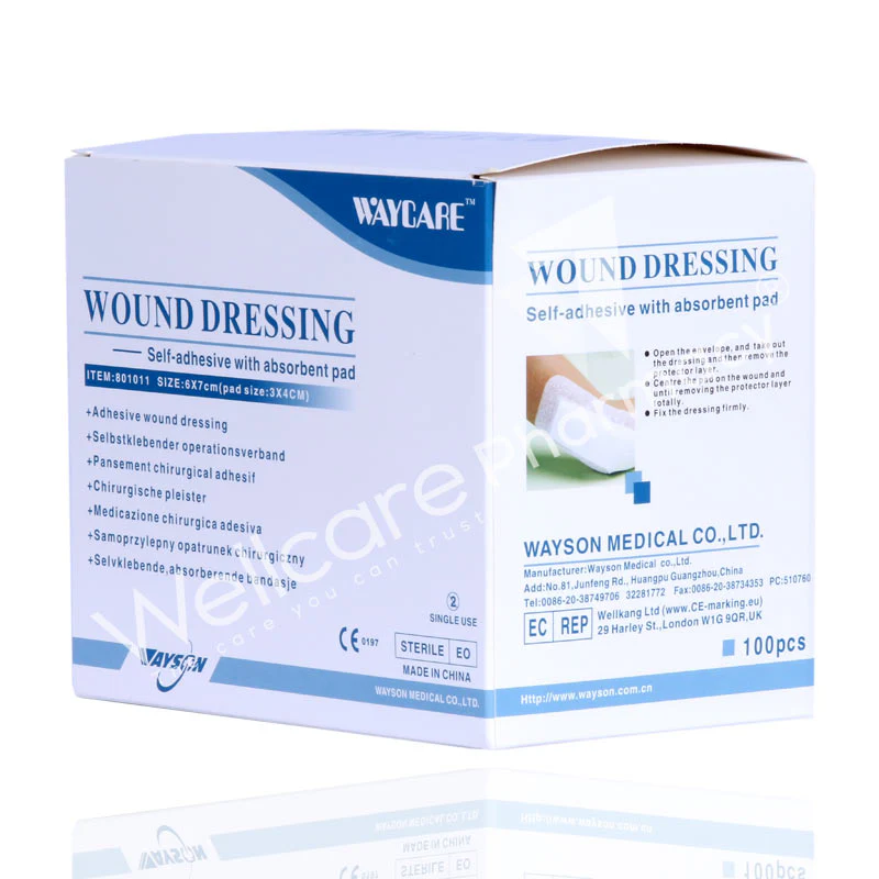Waycare Wound Dressing Plaster 6x7 Cm 100'S