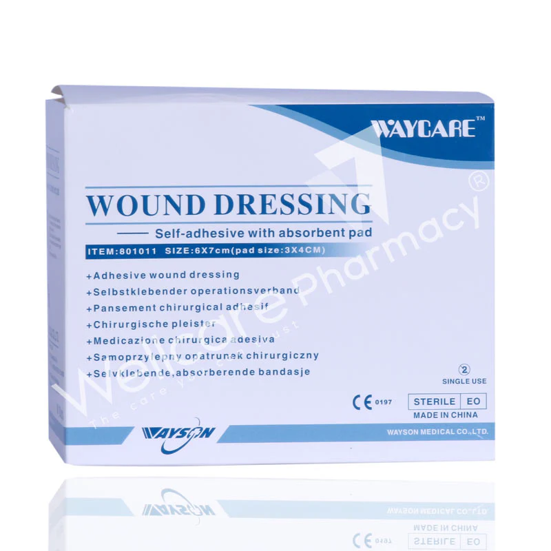 Waycare Wound Dressing Plaster 6x7 Cm 100'S - Image 3