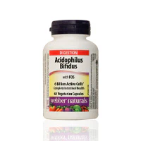 Webber Natural Acidophilus Bifidus Capsules 60'S - Image 2