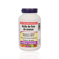 Webber Naturals Cod Liver Oil Softgels 180'S - Image 2