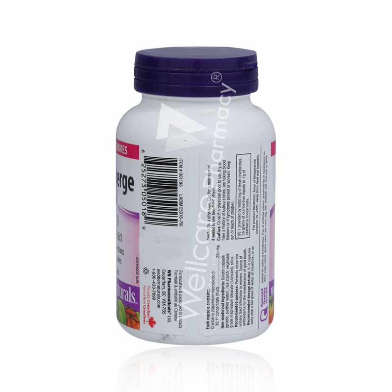 Webber Naturals Cranberry 250mg Capsules 120'S - Image 3