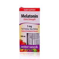 Webber Naturals Melatonin Extra Strength Liquid 100ml - Image 2