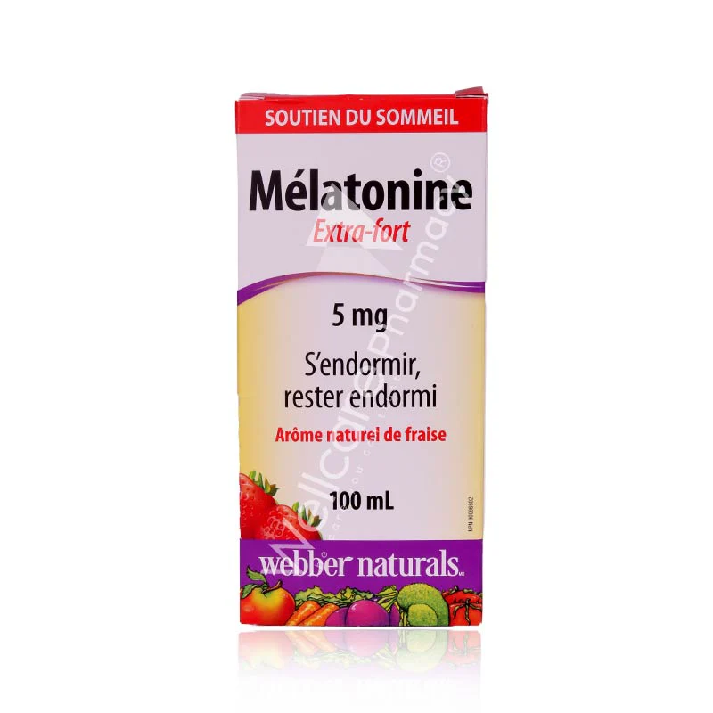 Webber Naturals Melatonin Extra Strength Liquid 100ml - Image 3