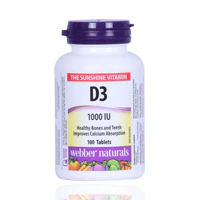 Webber Naturals Vitamin D3 1000iu Tablets 100'S - Image 2