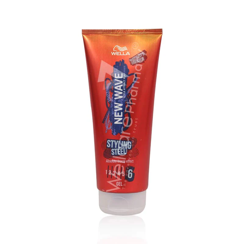 Wella New Wave Hair Gel Styling Steel No6 200ml - Image 3