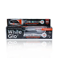 White Glo Activated Charcoal Dsr Toothpaste 150g - Image 2