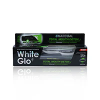 White Glo Charcoal Total Mouth Detox Toothpaste 150g - Image 2
