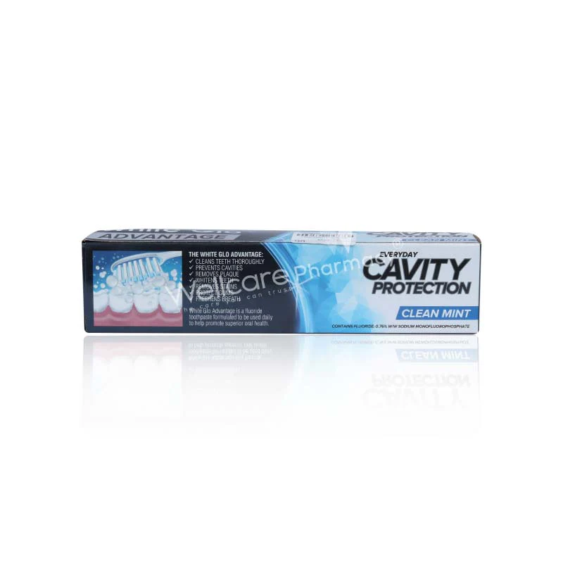White Glo Clean Mint Whitening Toothpaste 150g - Image 3