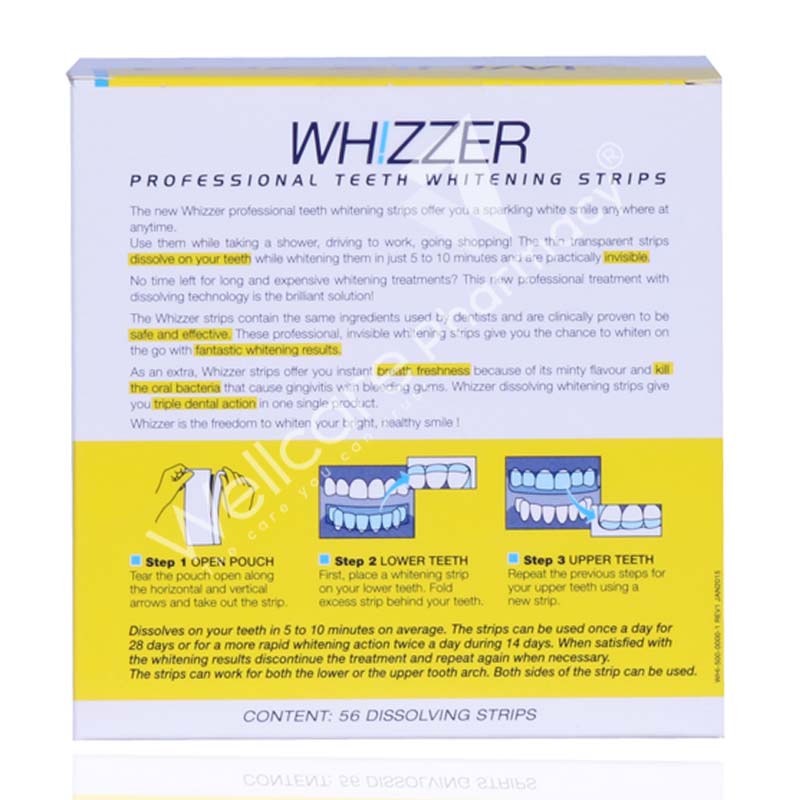 Whizzer Whitening Strips 56'S - Image 3