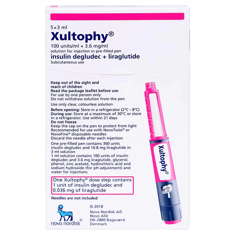 Xultophy Pre-Filled Pen 5x3ml