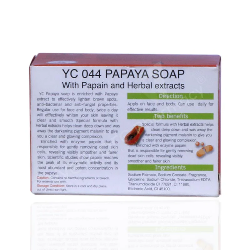 Yc Papaya Soap With Herbal Extracts 100gm - Image 3