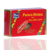 Yoko Papaya Herbal Soap 135g - Image 2