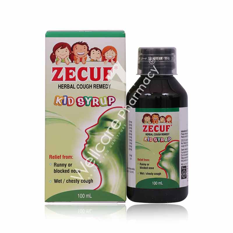 Zecuf Herbal Kids Syrup 100ml - Image 3
