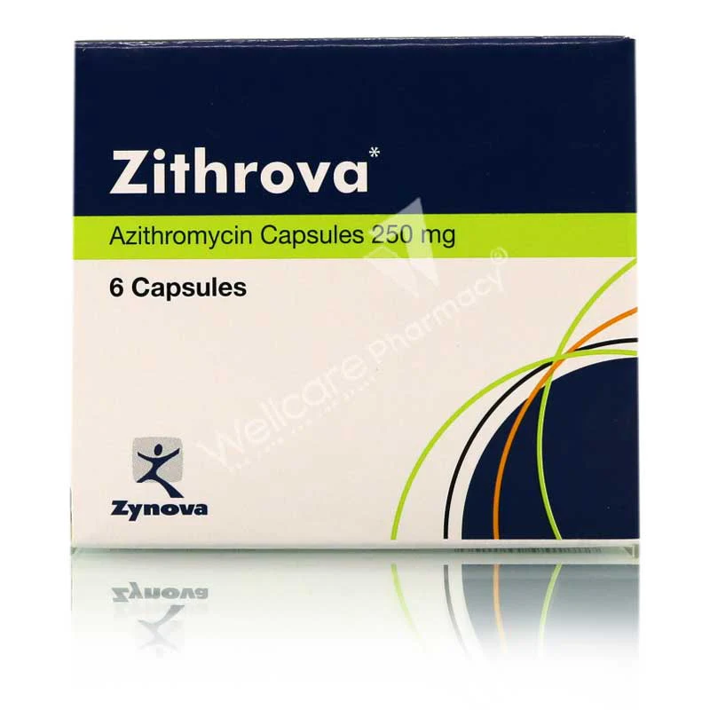 Zithrova 250mg Capsules 6'S