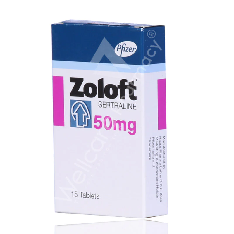 Zoloft 50mg Tablets 15'S