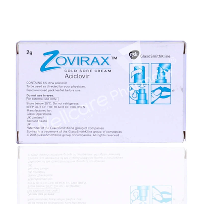 Zovirax Pump Cream 2gm - Image 3